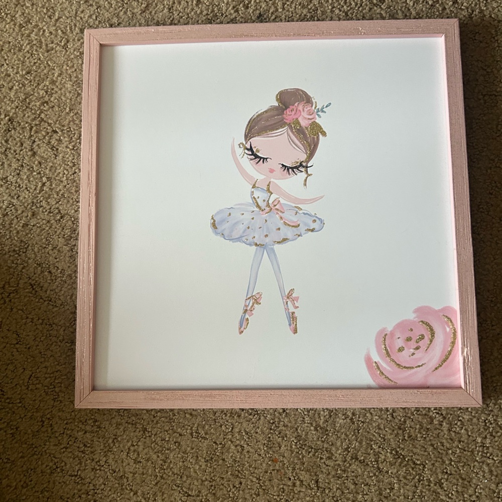 Ballerina girls room decor